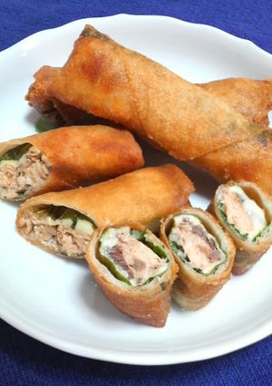 巻くだけ！！　鮭しそチーズ春巻-レシピのメイン写真