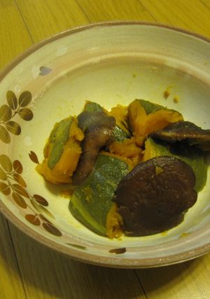 かぼちゃの煮物…簡単に家庭の味を-レシピのメイン写真