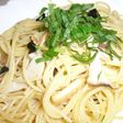 バターポン酢のきのこパスタ