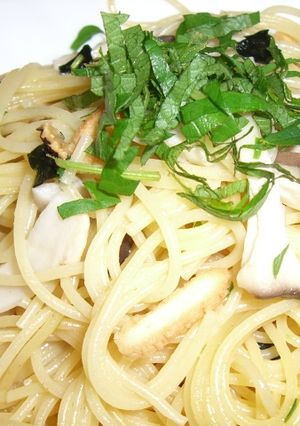 バターポン酢のきのこパスタ-レシピのメイン写真