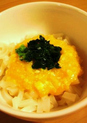 離乳食*かぼちゃと豆腐の簡単ソース-レシピのメイン写真