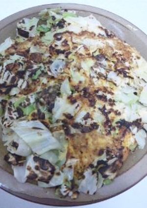 豆腐とキャベツのチーズお好み焼き風-レシピのメイン写真