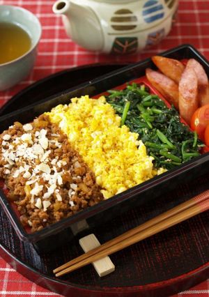 簡単!和風タコライス弁当-レシピのメイン写真