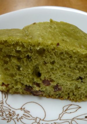 炊飯器抹茶ケーキinあずき♪-レシピのメイン写真