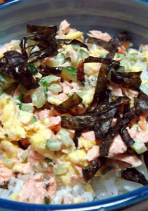 鮭サラダご飯-レシピのメイン写真
