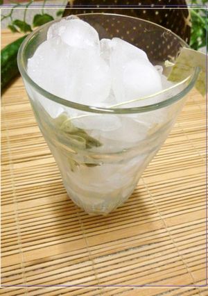 おひとりさまの氷出し緑茶☆　私のランチ用-レシピのメイン写真