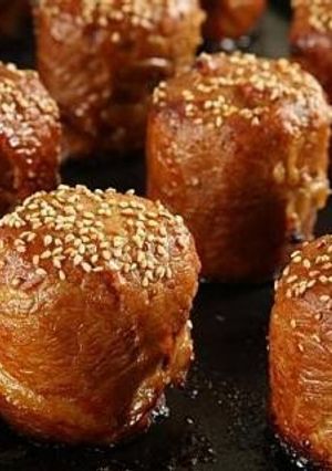 簡単!噂の肉巻きおにぎり-レシピのメイン写真