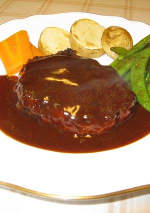 我が家流ハンバーグステーキ-レシピのメイン写真