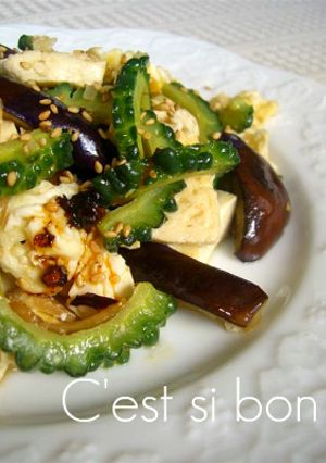 食べるラー油でゴーヤチャンプル-レシピのメイン写真