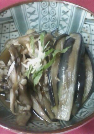 なすと舞茸の揚げびたし-レシピのメイン写真