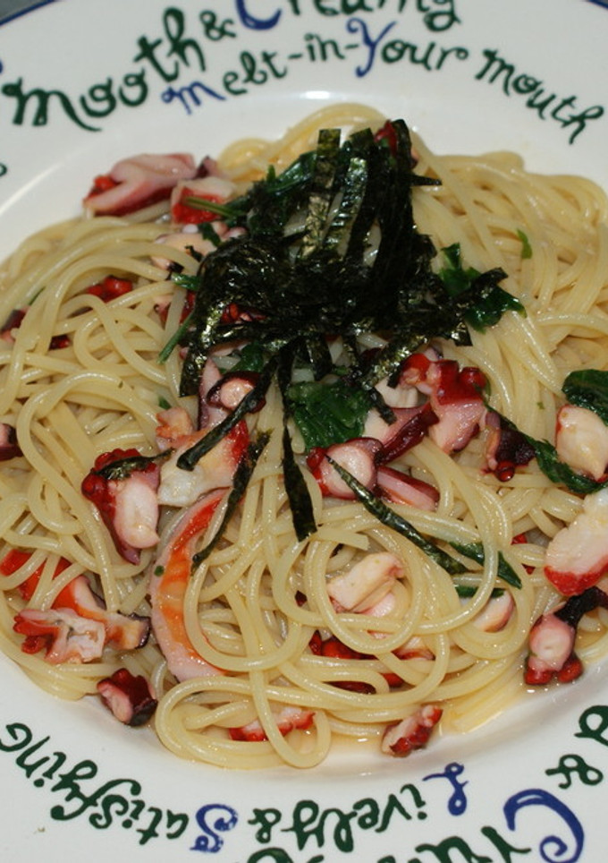 タコ＆柚子胡椒の和風パスタ♪-レシピのメイン写真