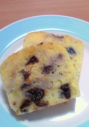 バナナとプルーンのしっとりパウンドケーキ-レシピのメイン写真