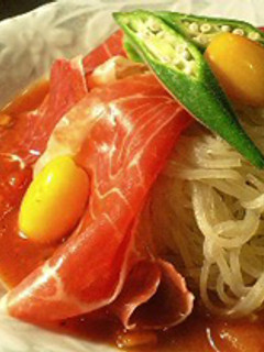 簡単!さっぱりトマト冷麺♪-レシピのメイン写真
