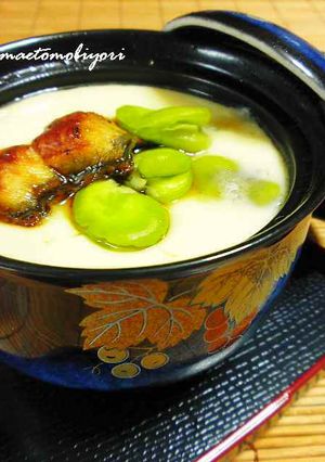 うなぎとそら豆の茶碗蒸し 茶碗蒸し其の弐-レシピのメイン写真