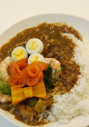 華やかブーケカレー-レシピのメイン写真