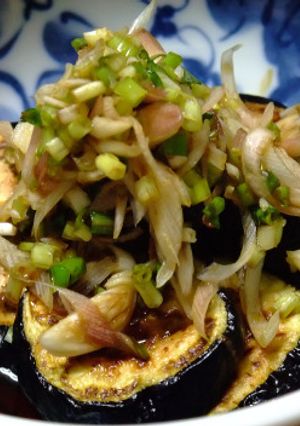 焼きナス　香味ソースがけ-レシピのメイン写真