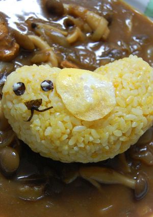 豆しばのデコカレー-レシピのメイン写真