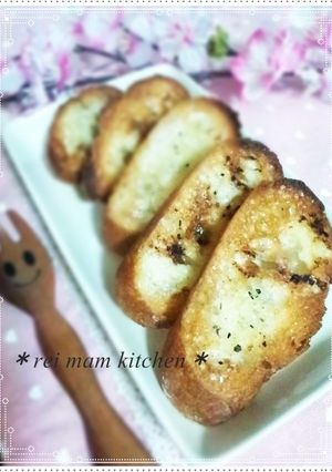 ✿簡単朝ごパン♡～ガーリックトースト～✿-レシピのメイン写真