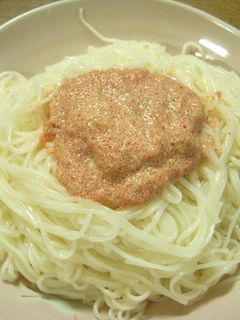 明太マヨそうめん-レシピのメイン写真