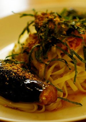 揚げなすの冷製うどん-レシピのメイン写真