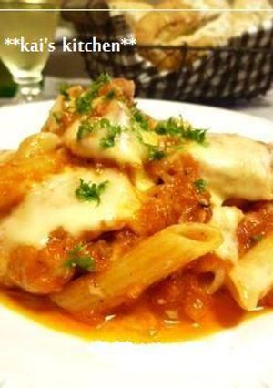 チキンのトマト煮込み✿チーズ＆ペンネ入り-レシピのメイン写真