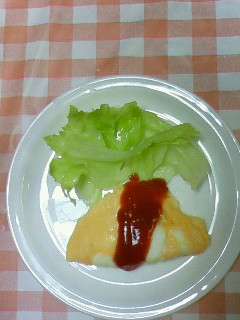レンジで簡単♪とろりんチーズオムレツ★-レシピのメイン写真