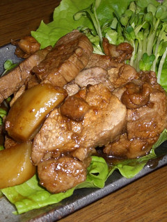 ピリ辛 豚ヒレ肉で四日市とんてき-レシピのメイン写真