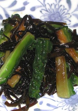 ゴーヤの塩昆布和え-レシピのメイン写真