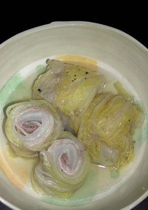 白菜と豚バラ肉の重ね巻きコンソメ煮-レシピのメイン写真