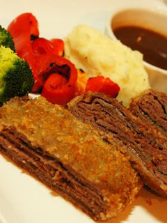 薄切り牛肉☆ミルフィーユのカツレツ-レシピのメイン写真