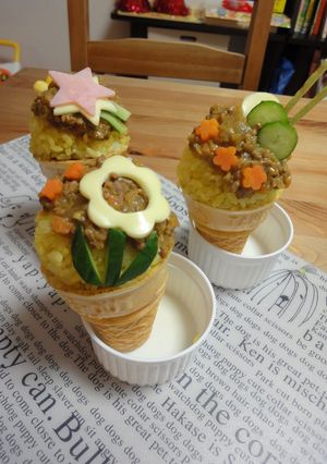 アイスクリームデコカレー♪-レシピのメイン写真