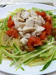 めっちゃ簡単!ポン酢で冷製パスタ☆-レシピのメイン写真