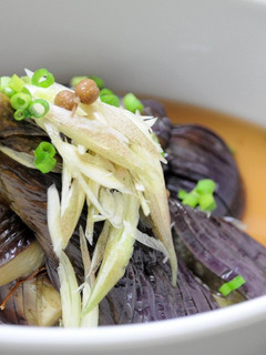 レンジで簡単 山椒香る茄子の揚げ煮浸し-レシピのメイン写真