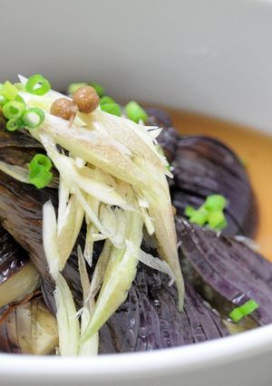 レンジで簡単　山椒香る茄子の揚げ煮浸し-レシピのメイン写真