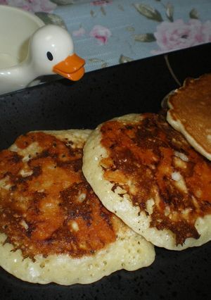 カリカリ！チーズ乗せホットケーキ♪-レシピのメイン写真