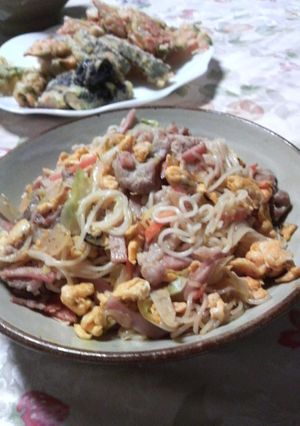 あまったそうめんで☆チャンプルー-レシピのメイン写真