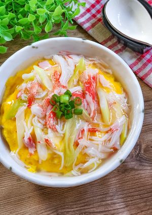 夏でもパパッと食べたい~塩天津飯-レシピのメイン写真
