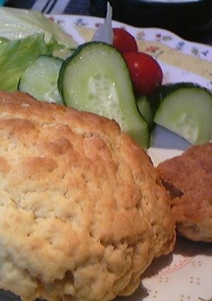 トースターで簡単なスコーン風朝ご飯-レシピのメイン写真