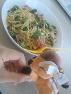 オクラとベーコンきのこのパスタ-レシピのメイン写真