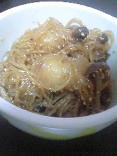 ピリ辛☆結び糸こんにゃくきんぴら-レシピのメイン写真