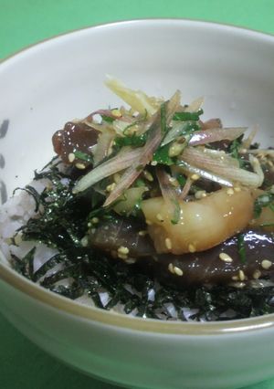 残ったお刺身で3分！さっぱりヅケ丼☆-レシピのメイン写真
