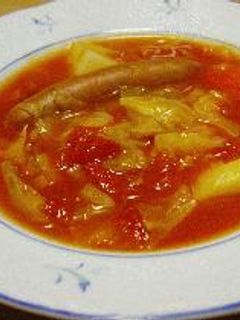 野菜たっぷりトマトスープ-レシピのメイン写真