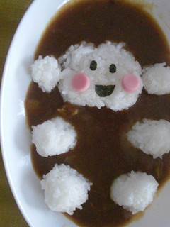 おさるさんカレー♪-レシピのメイン写真