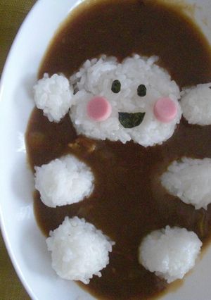 おさるさんカレー♪-レシピのメイン写真