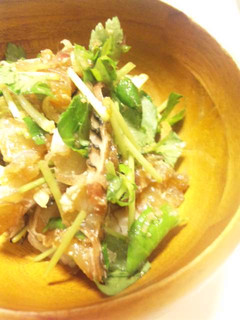 鯛と香味野菜の胡麻醤油和え☆-レシピのメイン写真