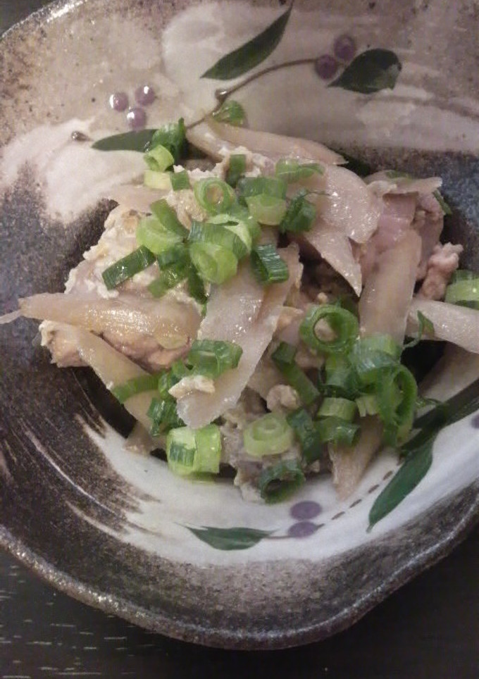 ☆簡単♪ごぼうと鶏もも肉の卵とじ☆-レシピのメイン写真