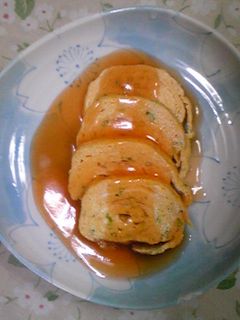 めんたい卵焼きの甘酢あんかけ-レシピのメイン写真