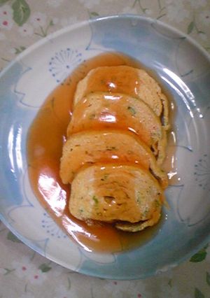 めんたい卵焼きの甘酢あんかけ-レシピのメイン写真