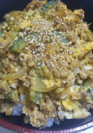 コリァ～うめぇ！真夏のゴーヤ丼。-レシピのメイン写真