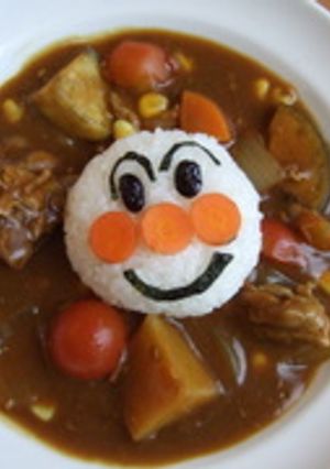夏野菜アンパンマンカレー-レシピのメイン写真